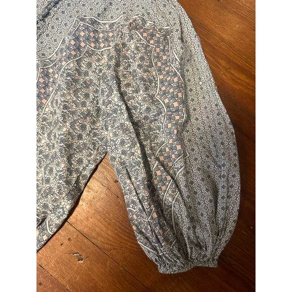 Cleobella Archer Set | Paloma Print Shorts & Button Front Blouse | sz XS - Picture 6 of 16